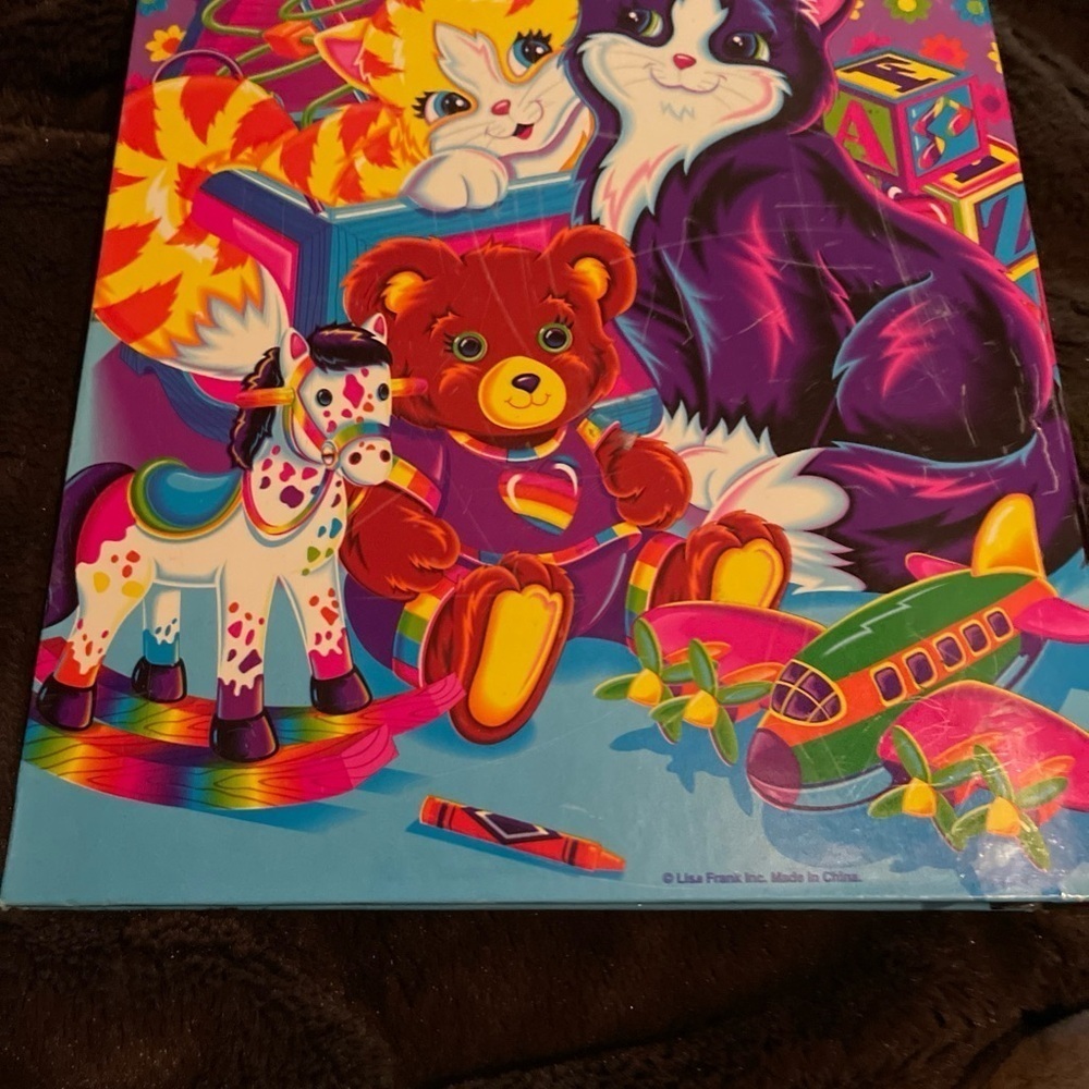 Lisa Frank My Memory Book 3 Ring Binder Cats Teddy Bear Pony - Read And See - Picture 9 of 16